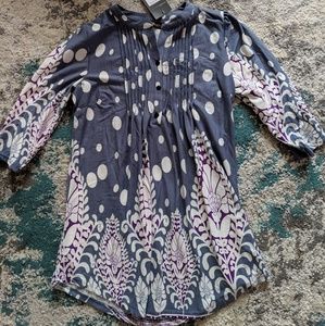 Long Sleeve Floral Tunic by Reborn